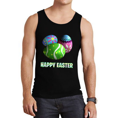 Happy Easter Bunny Colorful Egg Easter Bunny Egg Happy Easter Day Tank Top