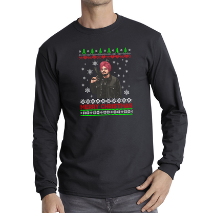 sidhu moose wala christmas long sleeve t shirt