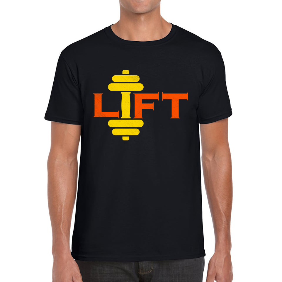 Weight Lifting Dumbells Gym T Shirt