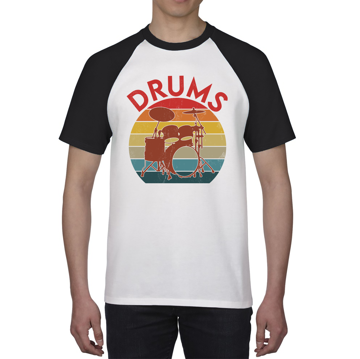 Drums Baseball Shirt