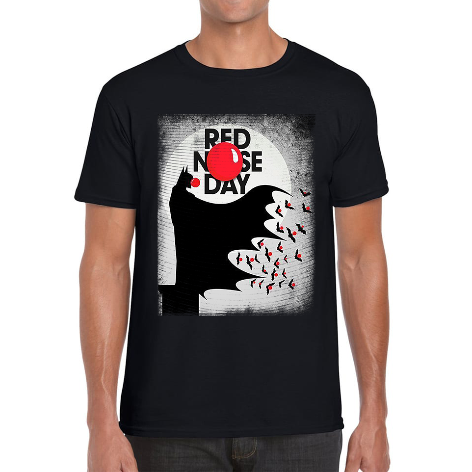 Batman Red Nose Day T Shirt