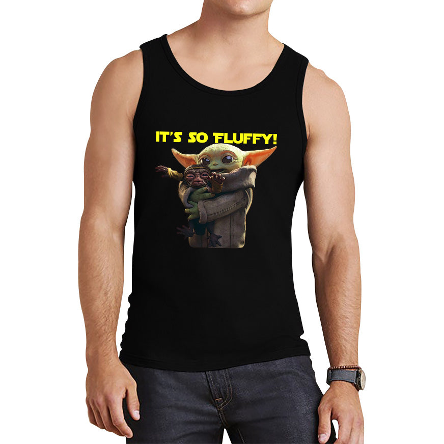 It's So Fluffy Feed Me I'm Pretty Stop Wars Dandalorian Movie Series Tank Top