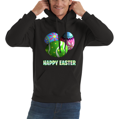 Happy Easter Bunny Colorful Egg Easter Bunny Egg Happy Easter Day Unisex Hoodie