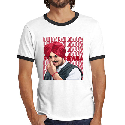 Dil Da Nai Madda Sidhu Moose Wala Legend Punjabi Indian Singer Tribute To Legend Ringer T Shirt