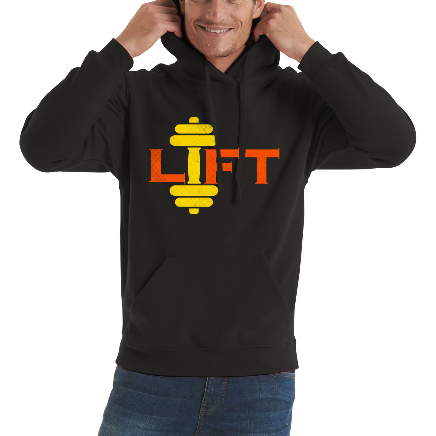 Weight Lifting Dumbells Gym Hoodie