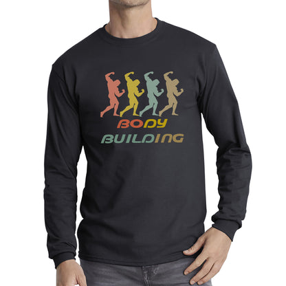 Bodybuilding Gym Muscle Body Flexing Training Workout Fitness Gym Lover Long Sleeve T Shirt