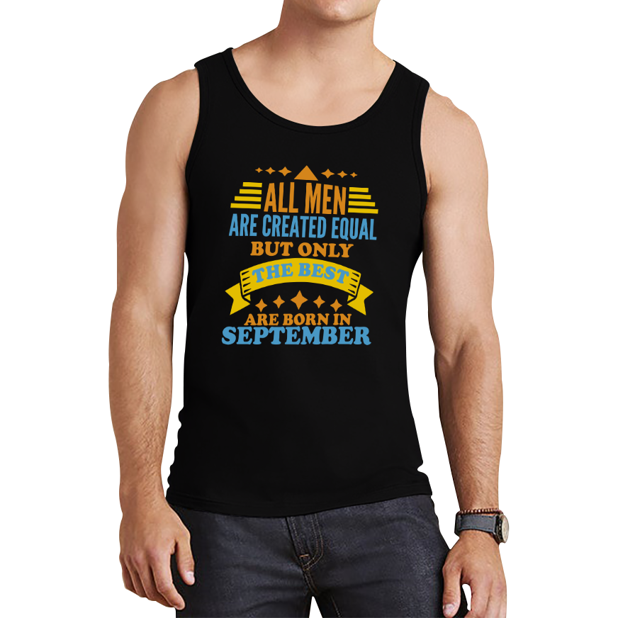 Born In September Birthday Tank Top