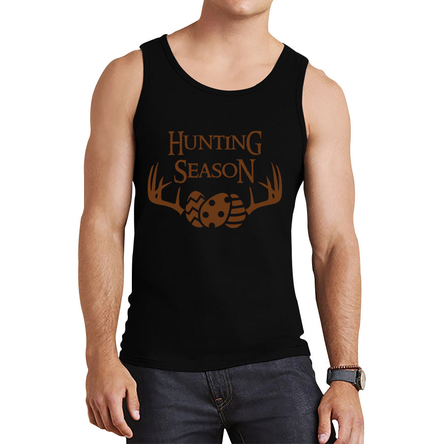 Easter Hunting Season Funny Easter Gift Rabbit Eggs Cute Bunny Deer Hunt Happy Easter Sunday Tank Top