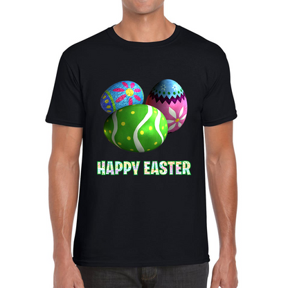 Happy Easter Bunny Colorful Egg Easter Bunny Egg Happy Easter Day Mens Tee Top