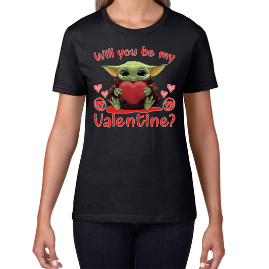 Baby Yoda Will You Be My Valentine T Shirt