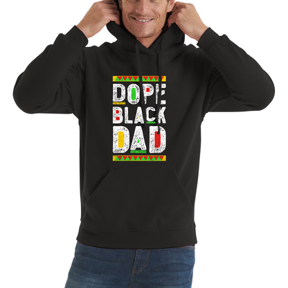 Dope Black Dad Fathers Day Life Lessons Learnings Unisex Hoodie