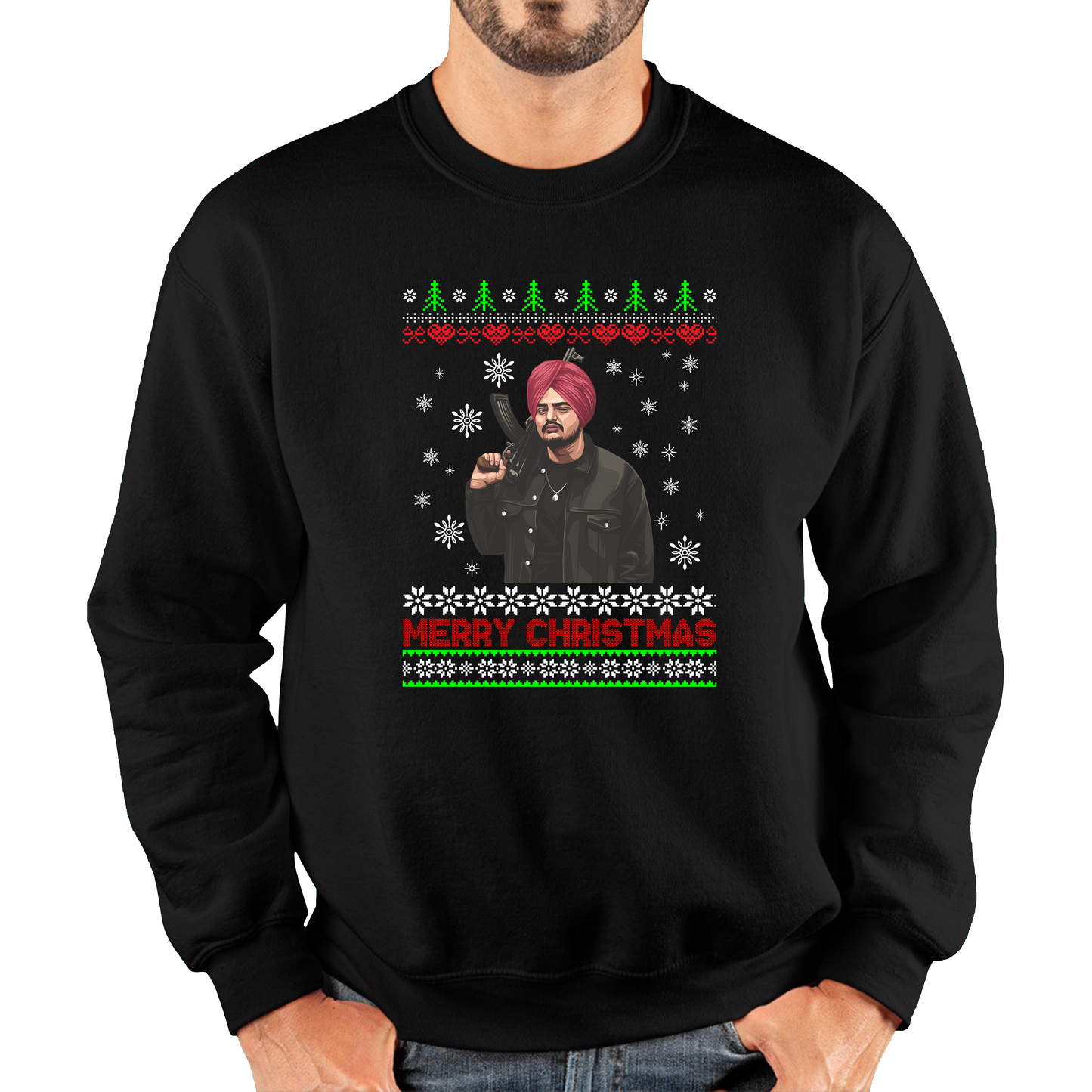 sidhu moose wala christmas jumper