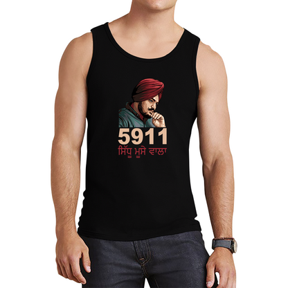 Sidhu Moose Wala 5911 Song Tank Top