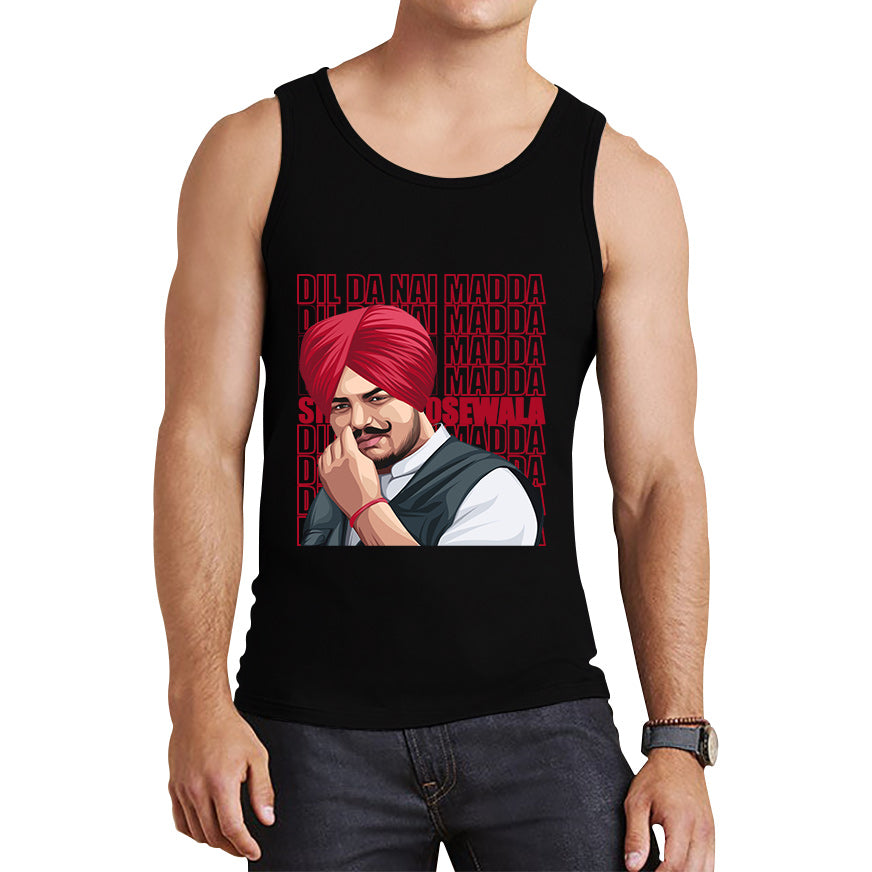 Dil Da Nai Madda Sidhu Moose Wala Legend Punjabi Indian Singer Tribute To Legend Tank Top