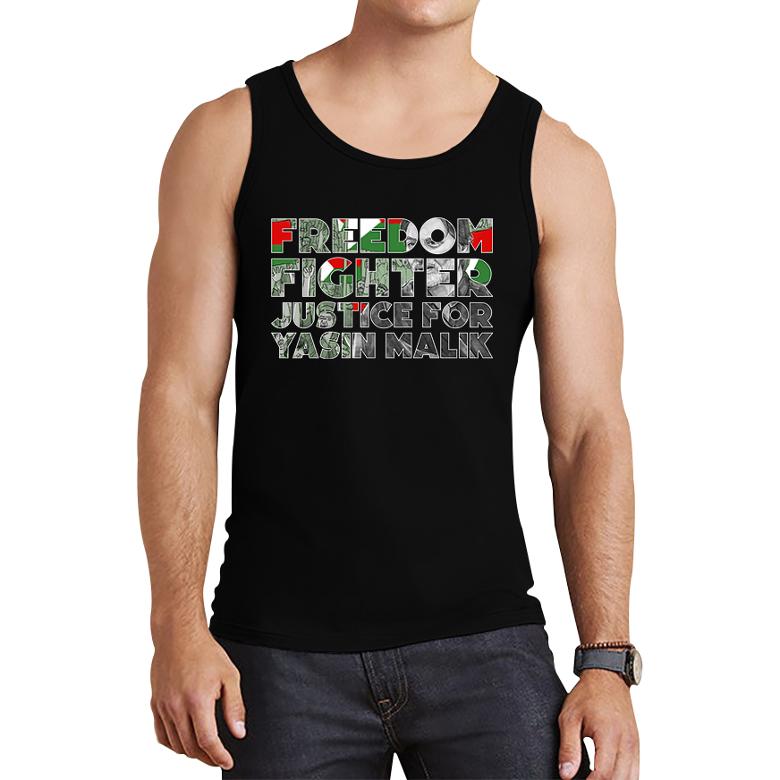 Freedom Fighter Justice For Yasin Malik Tank Top