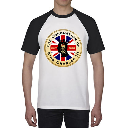 The Coronation Of King Charles III 6th May 2023 CR III Royal Crown United Kingdom Flag Baseball T Shirt