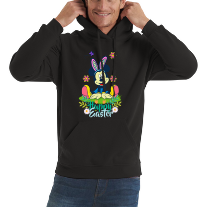 Happy Easter Mickey Mouse Bunny Easter Bunny Happy Easter Day Disney Land  Unisex Hoodie