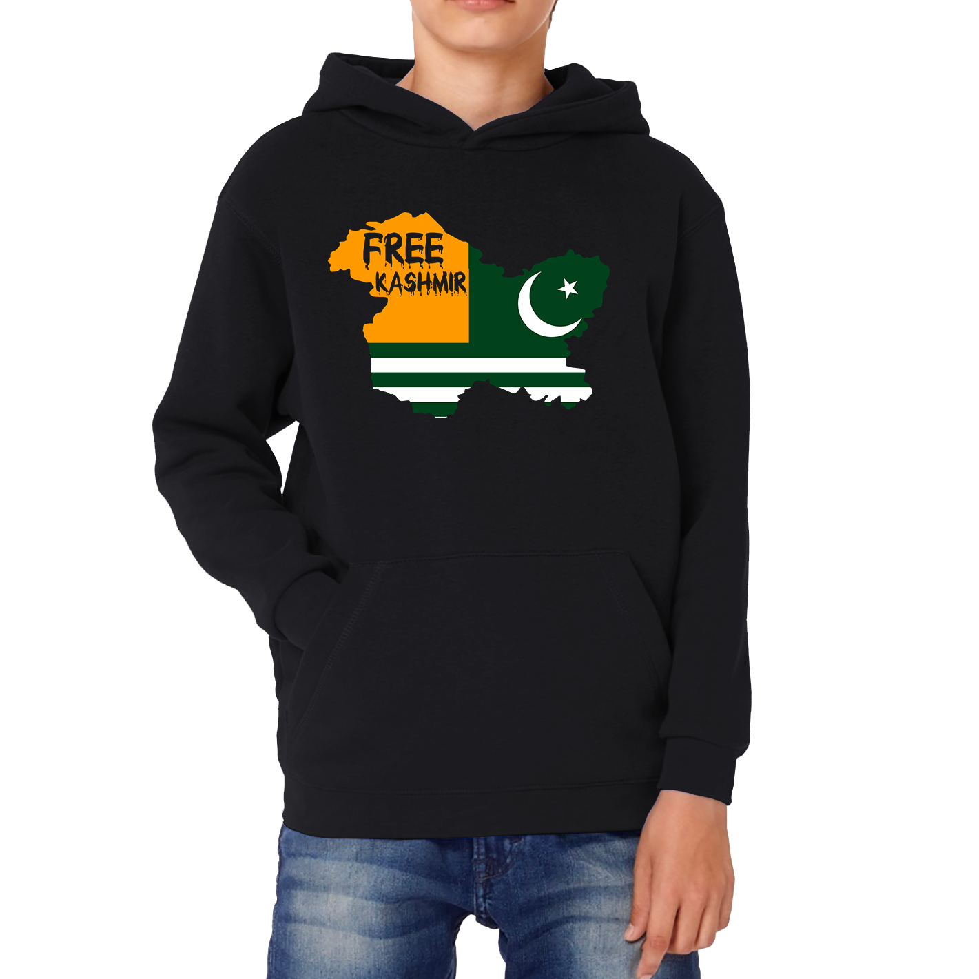 Free Kashmir From India Hoodie