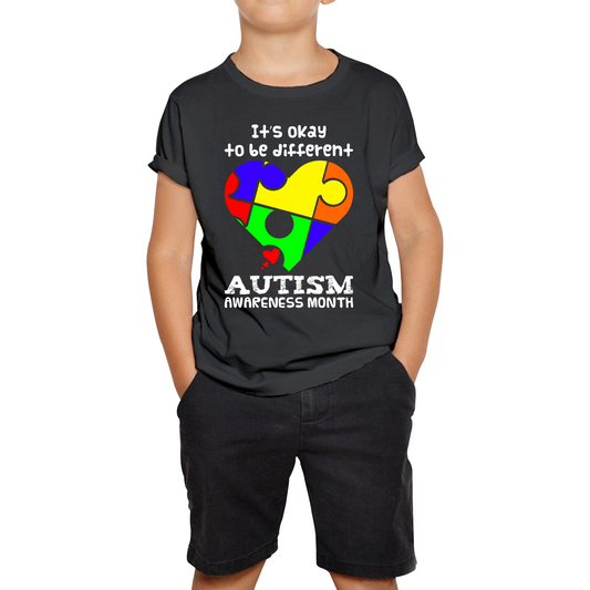 It's Ok To Be Different Autism Awareness Month T Shirt