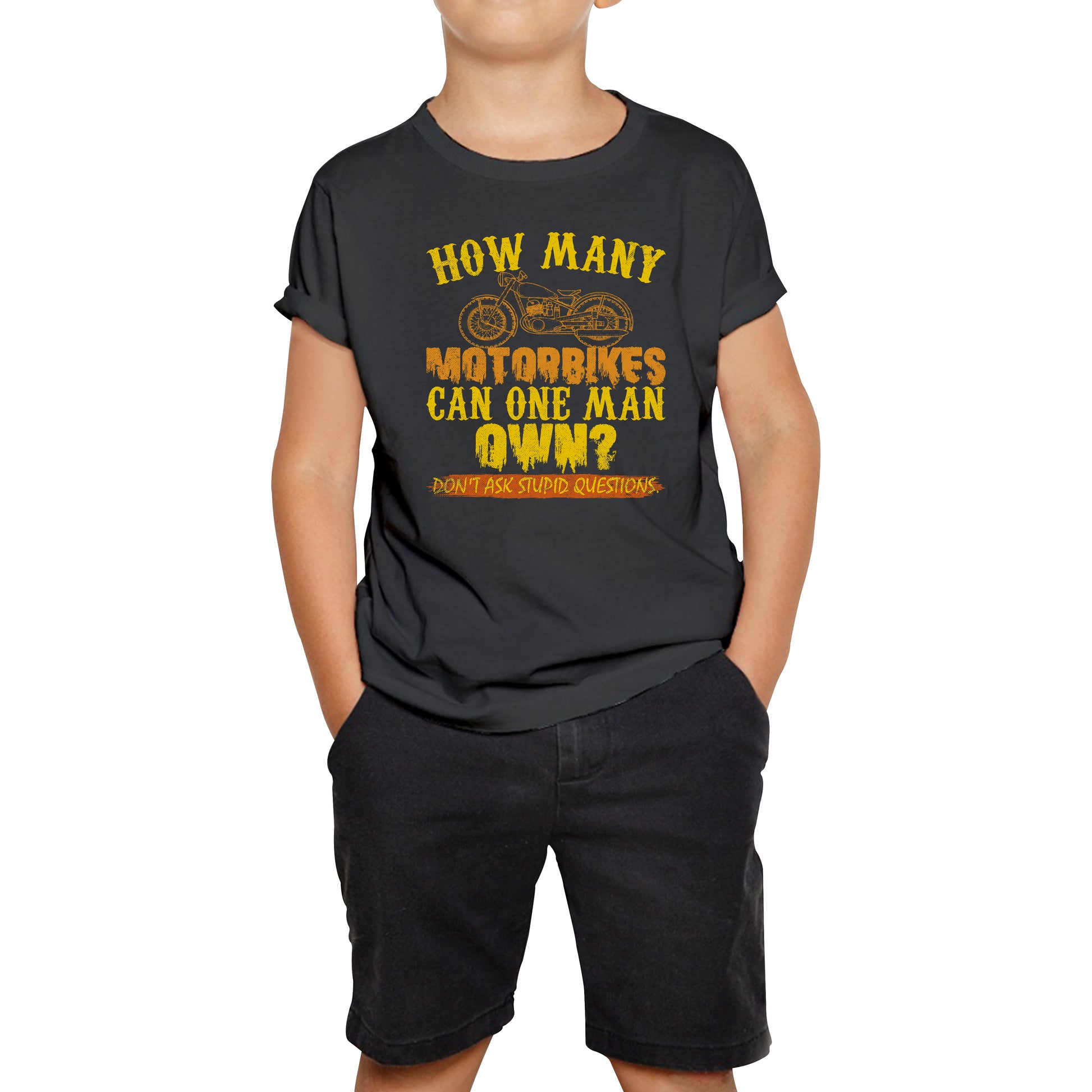 Funny Kids Motorbike T-Shirt