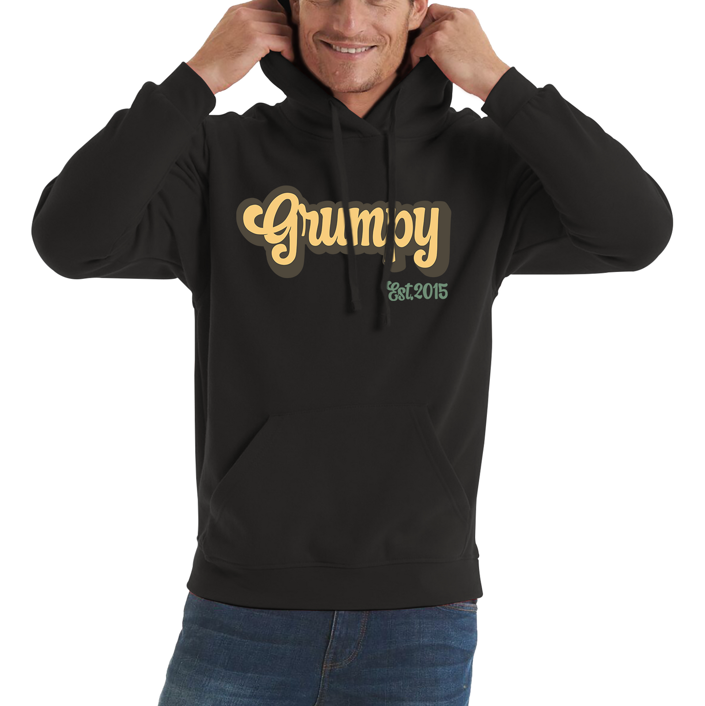 Grumpy EST 2015 Funny Sarcastic Birthday Unisex Hoodie