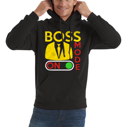 Boss Mode On Funny Hoodie