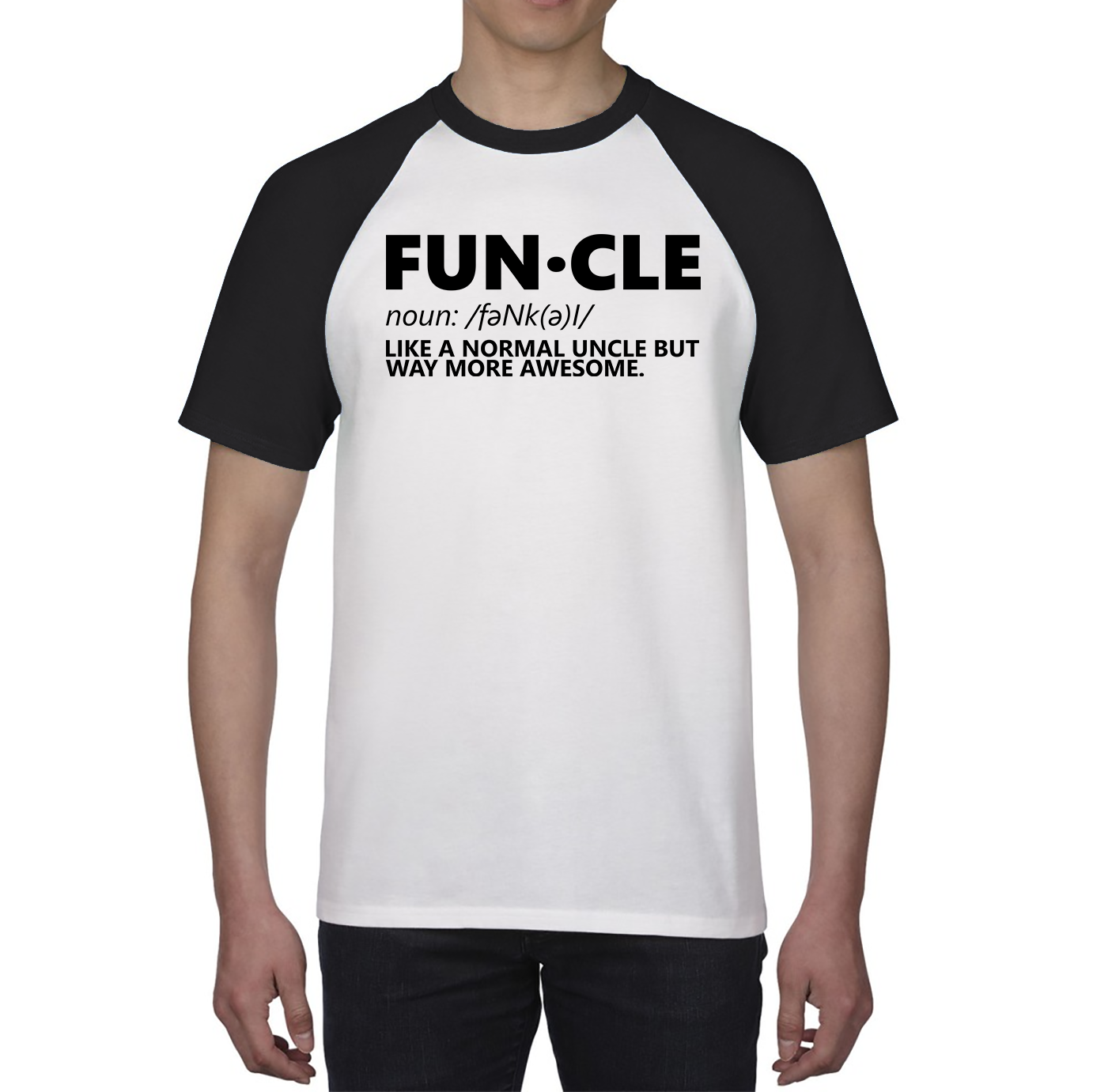 FUNCLE Definition Like A Normal Uncle But Way More Awesome Funny Baseball T Shirt