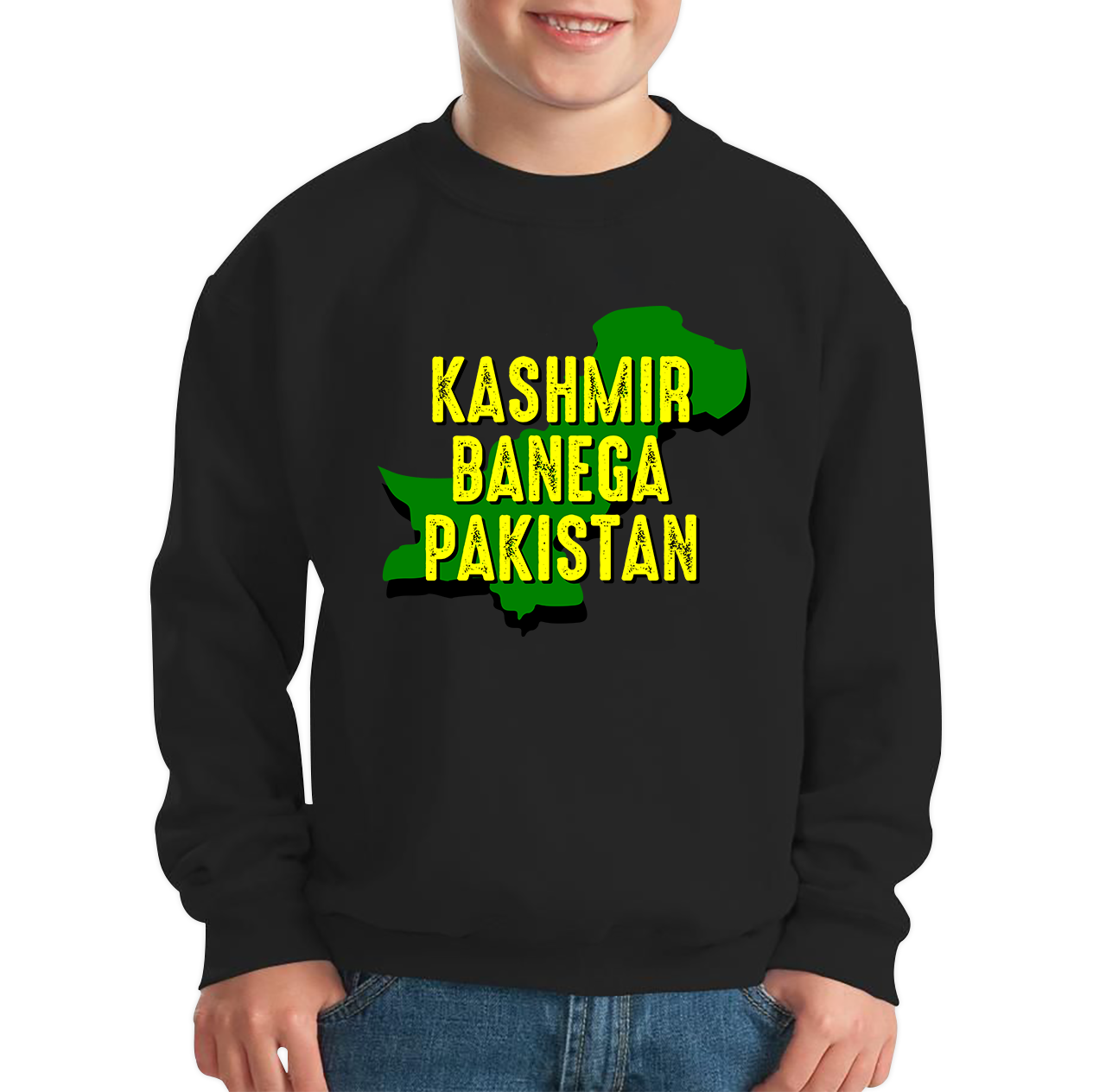 Kashmir Banega Pakistan Stand With Kashmir Jumper