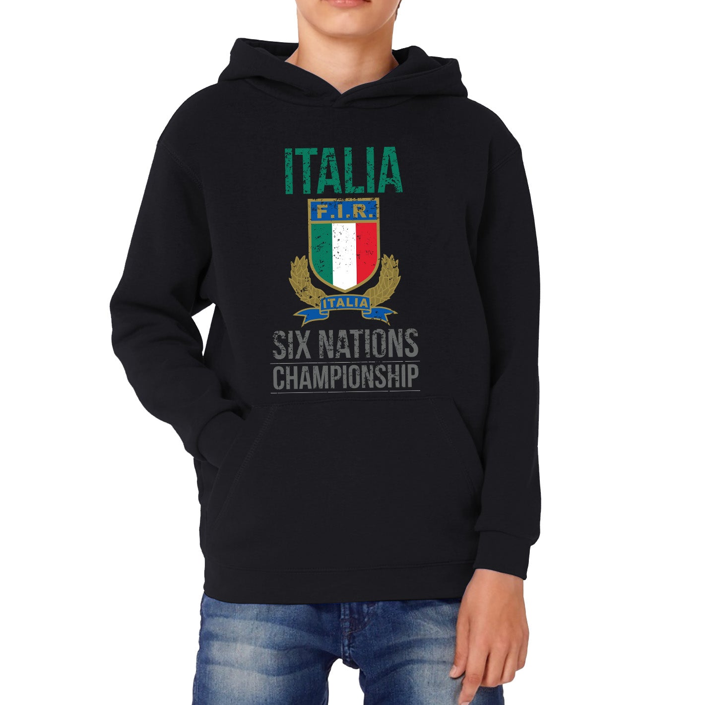 Six Nations 2024 Italy Hoodies UK