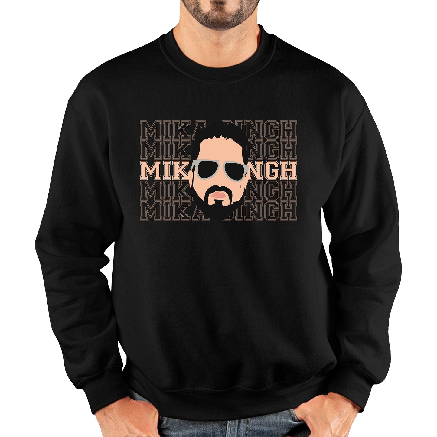 Mika Singh Indian Legend Pop Singer Bollywood Legend Singer Unisex Sweatshirt