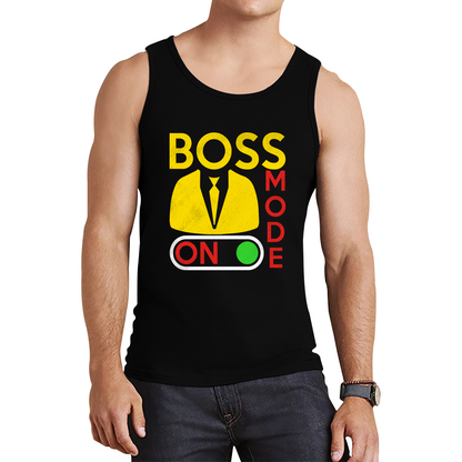 Boss Mode On Funny Tank Top