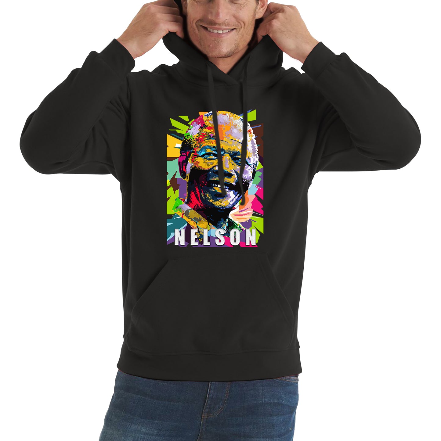 Nelson Mandela African freedom justice Political Leader Former President of South Africa Unisex Hoodie