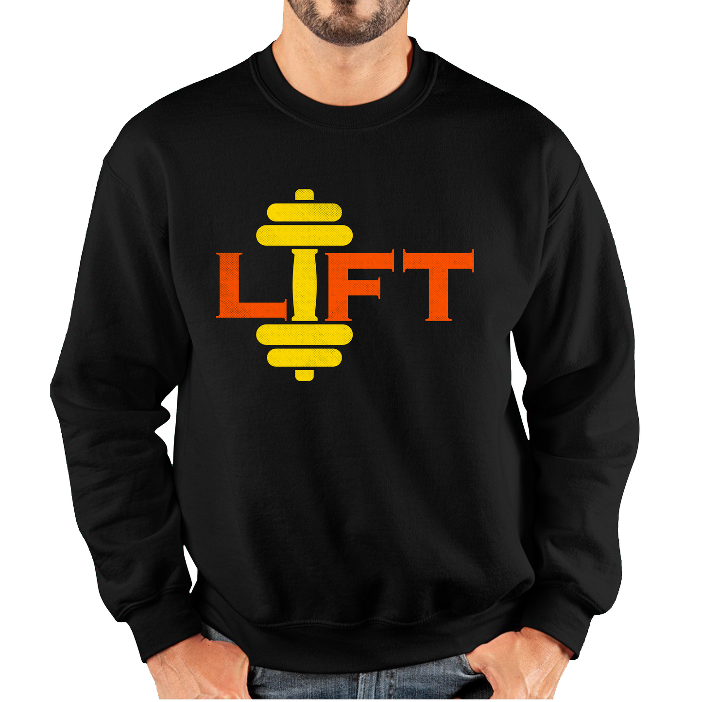 Weight Lifting Dumbells Gym Sweatshirt