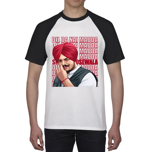 Dil Da Nai Madda Sidhu Moose Wala Legend Punjabi Indian Singer Tribute To Legend Baseball T Shirt