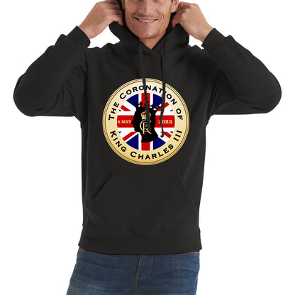 The Coronation Of King Charles III 6th May 2023 CR III Royal Crown United Kingdom Flag Unisex Hoodie