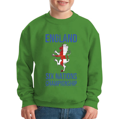 Kids England Six Nations Rugby Jumper 