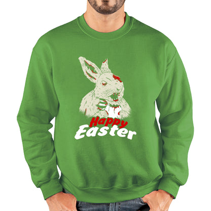 Happy Easter Day Easter Bunny Cute Easter Rabbit Easter Day Hoppy Easter Bunnies Unisex Sweatshirt