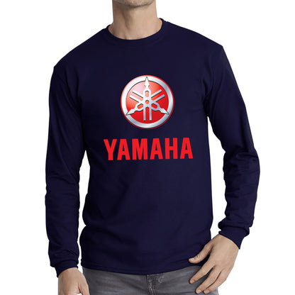 Yamaha Motor Company Yamaha Logo Guarantees Speed And Flawless Riding Motorcycles Scooters Yamaha Lovers Long Sleeve T Shirt