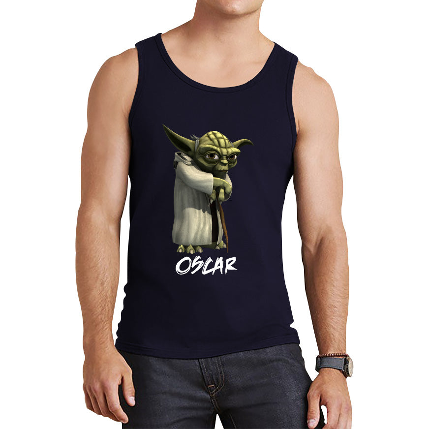 Personalized Yoda May The 4th Be With You Green Humanoid Alien Star Wars Day Disney Star Wars 46th Anniversary Tank Top