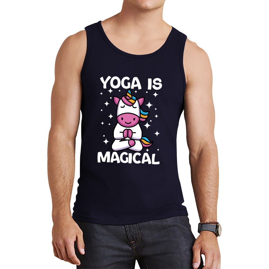 Namaste Unicorn Yoga Is Magical Unicorn Meditation Fitness Unicorn Lovers Yogi Gift Tank Top