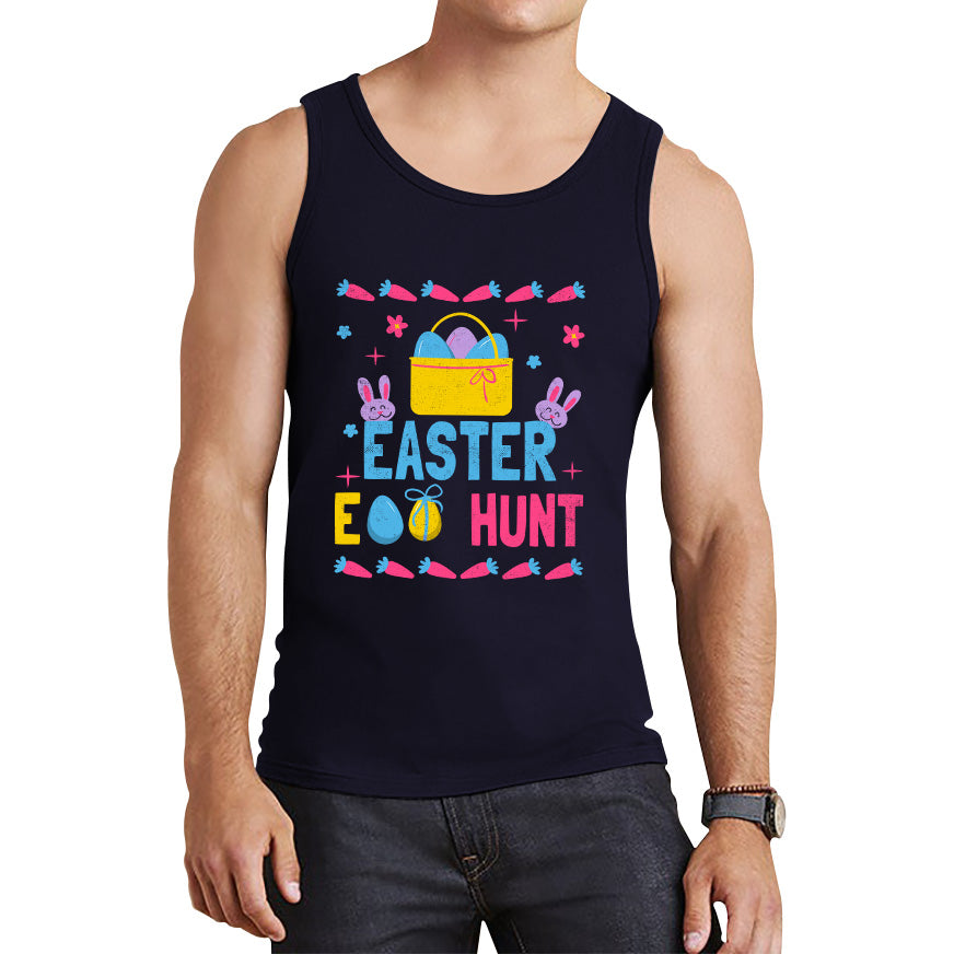 Easter Egg Hunt Hunting Squad Religious Christian Easter Egg Hunt Season Hunting Crew Egg Bucket Easter Bunny Tank Top