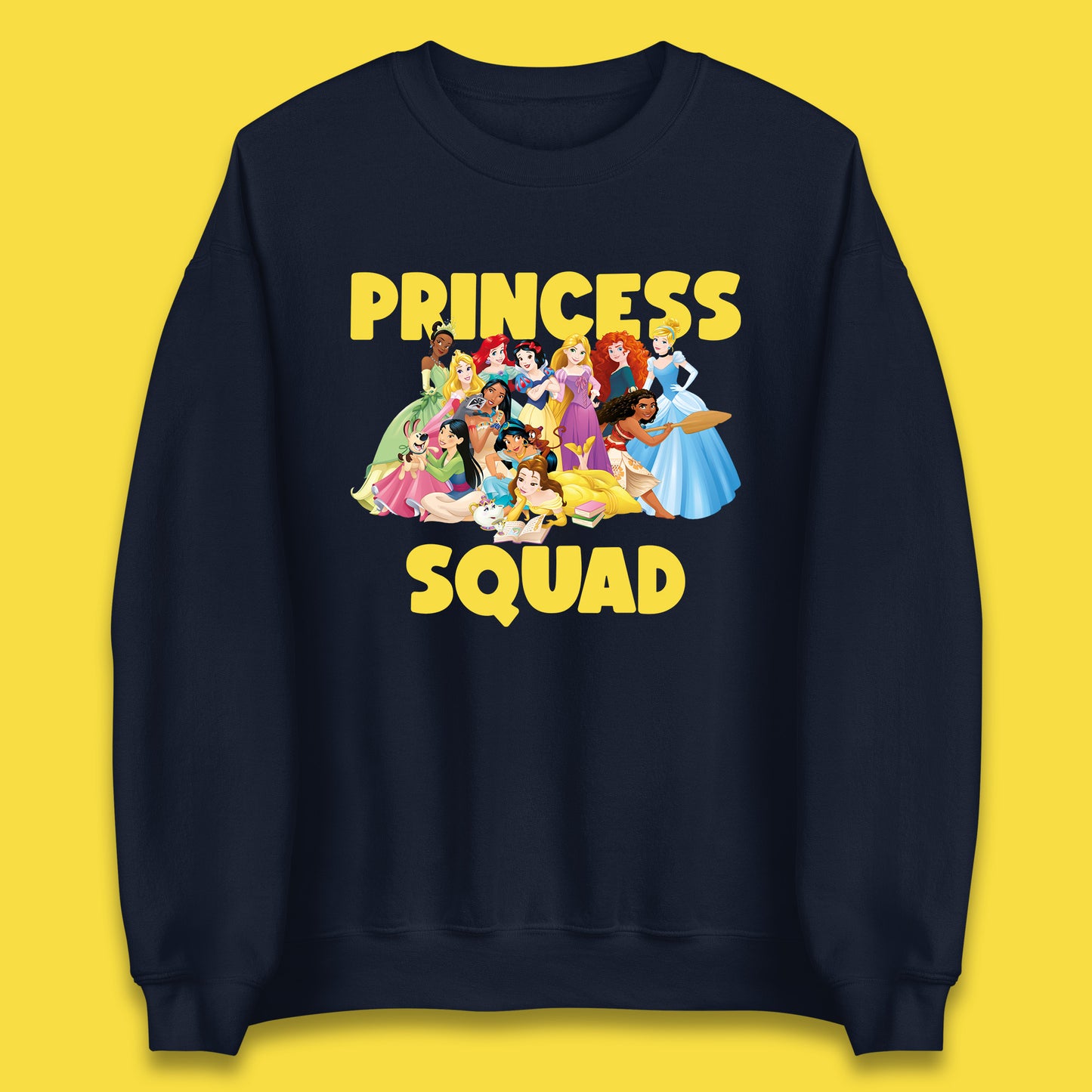 Disney Princess Squad Disney Snow White Cinderella Jasmine Disney Princess Group Disney Trip Disney World Unisex Sweatshirt