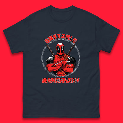 The Unstable Mercenary Funny Deadpool Marvel Deadpool Marvel Comics Superhero Fictional Character Mens Tee Top