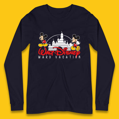 Walt Disney Ward Vacations Disney Castle Magic Kingdom Disney World Trip Long Sleeve T Shirt