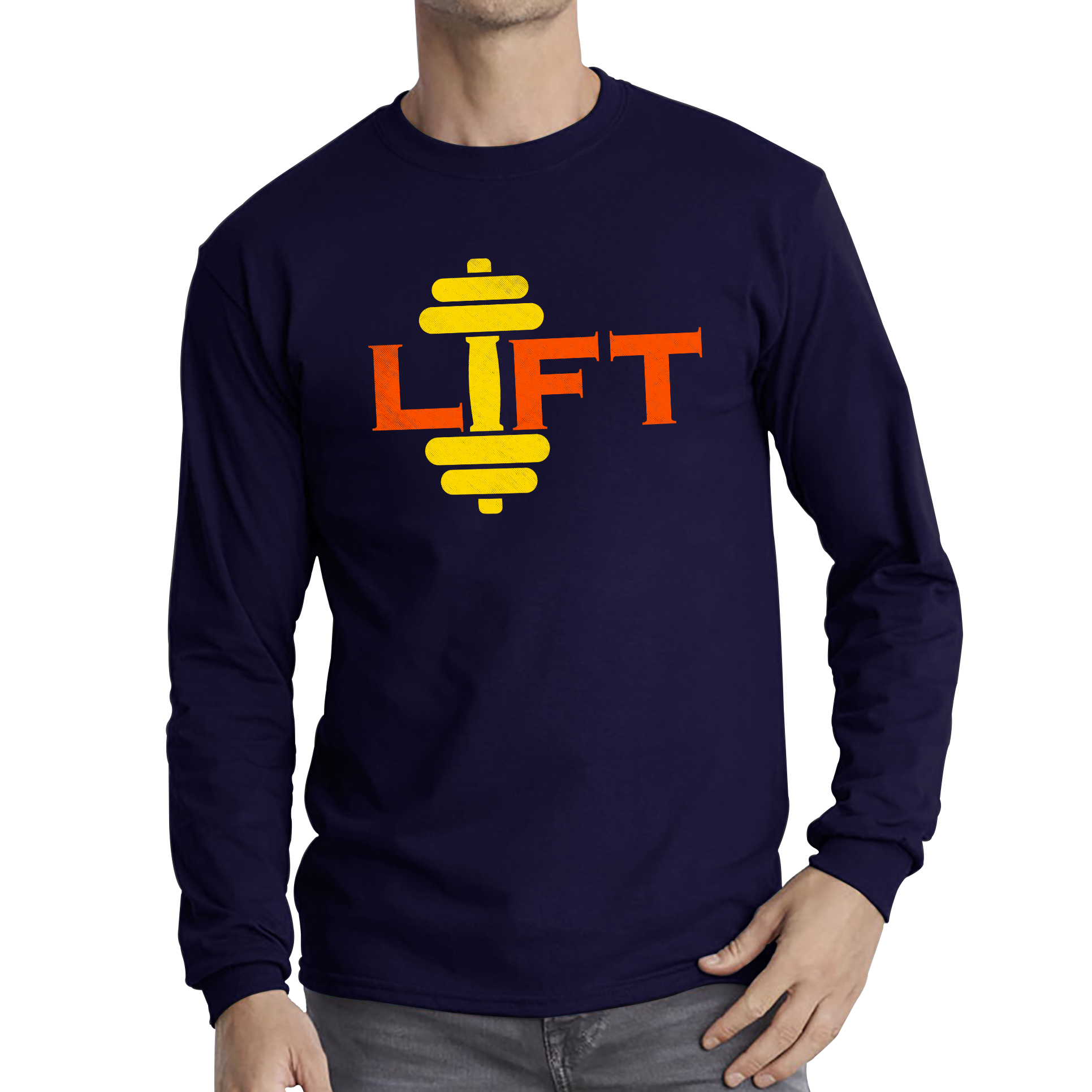 Weight Lifting Dumbells Gym T Shirt