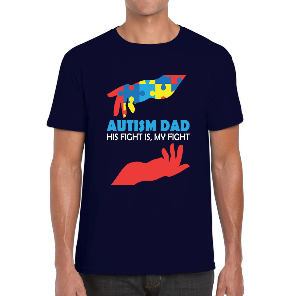 Autism Awareness Fathers Day T Shirt