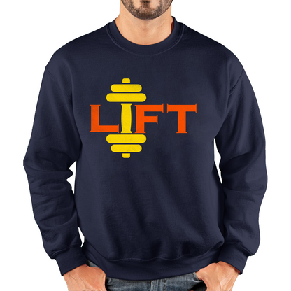 Weight Lifting Dumbells Gym Sweatshirt