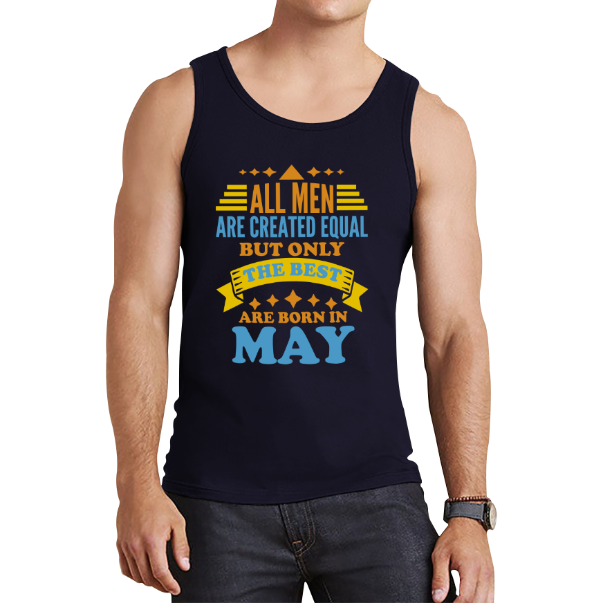 Born In May Birthday Tank Top