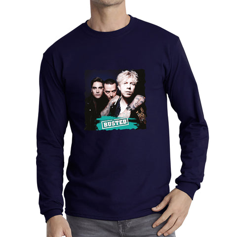 Busted Singer UK Tour 2023 Pigs Can Fly 20th Anniversary Music Band Greatest Hits Busted Band Long Sleeve T Shirt