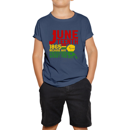 Juneteenth 1865 Because My Ancestors Weren’t Free In 1776 T Shirt